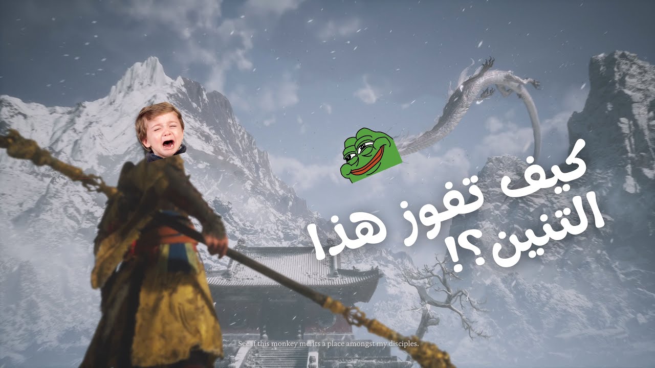 Black Myth Wukong كيف تفوز على التنين الثلجي؟!