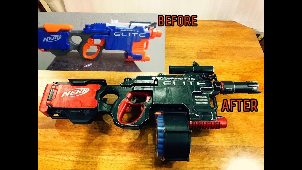 Customize NERF Hyperfire Mod