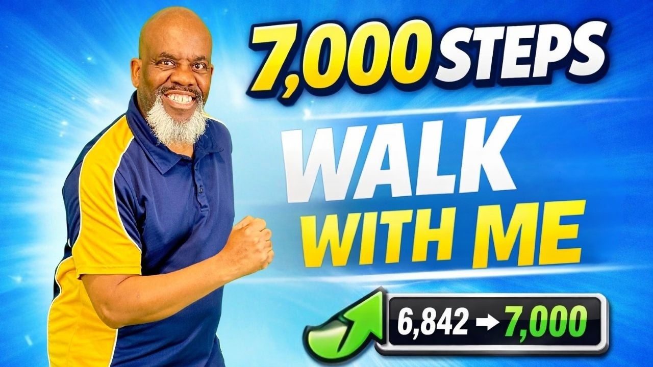 Walk With Me | 7,000 Step Challenge (60 Min No Jumping Cardio)