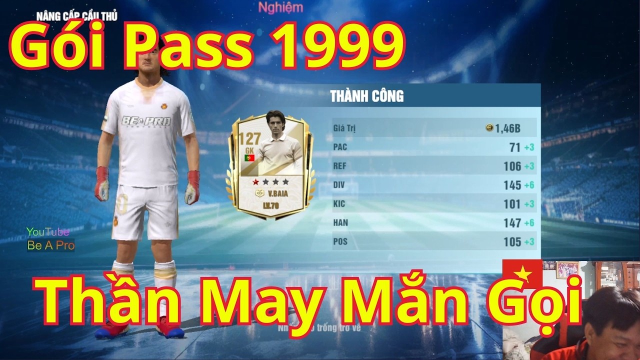 🔥 May Mắn Mở Gói Pass 1999 Bpoint Được BaiA 7 Sao | Be A Pro Football