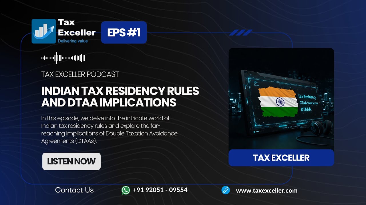 🔹 Ep 1 &ndash; NRI Tax Residency & DTAA: Avoid Double Taxation