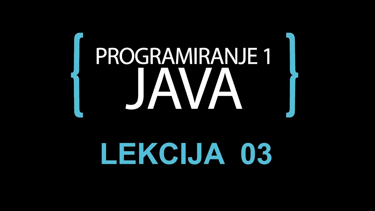Java programiranje - 03 - Promenljive, ulaz i izlaz, brojevi, tekst