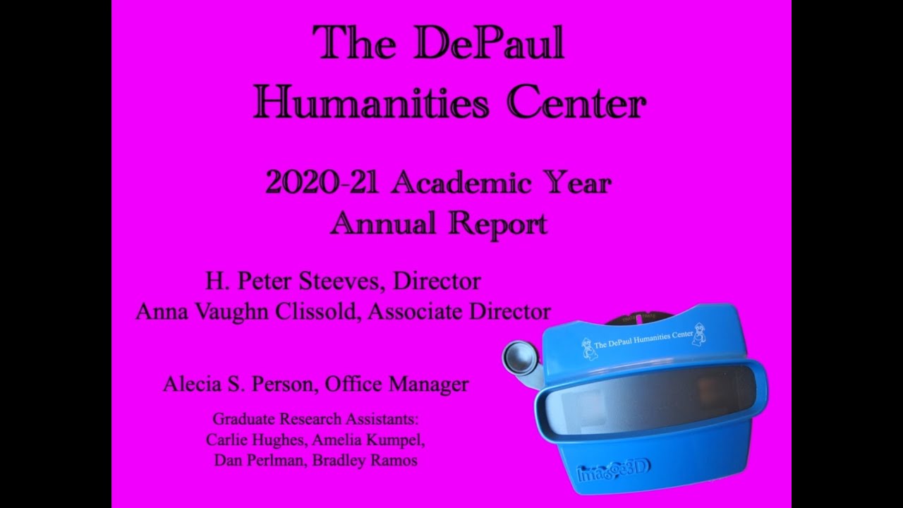 The DePaul Humanities Center: Annual Report 2020-21