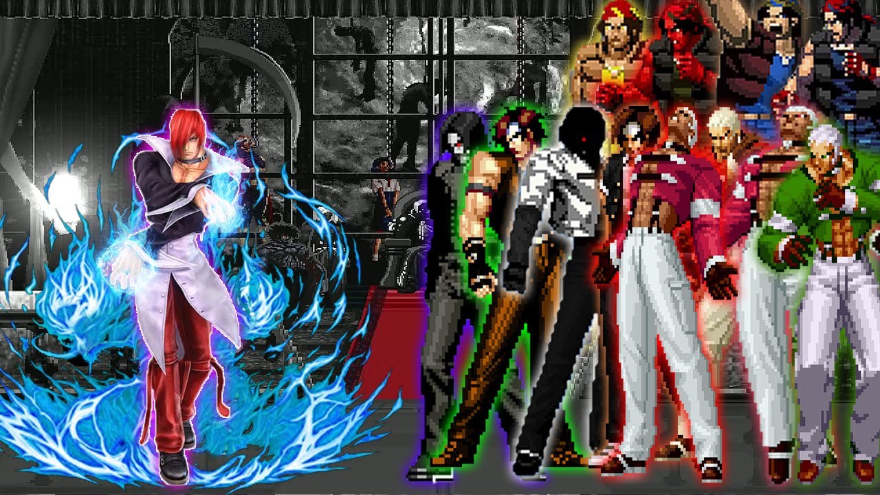 [Mugen KOF] Glaunes Keyser Vs Yashiro Nanakase, Kyo Kusanagi, Ralf JOnes Team