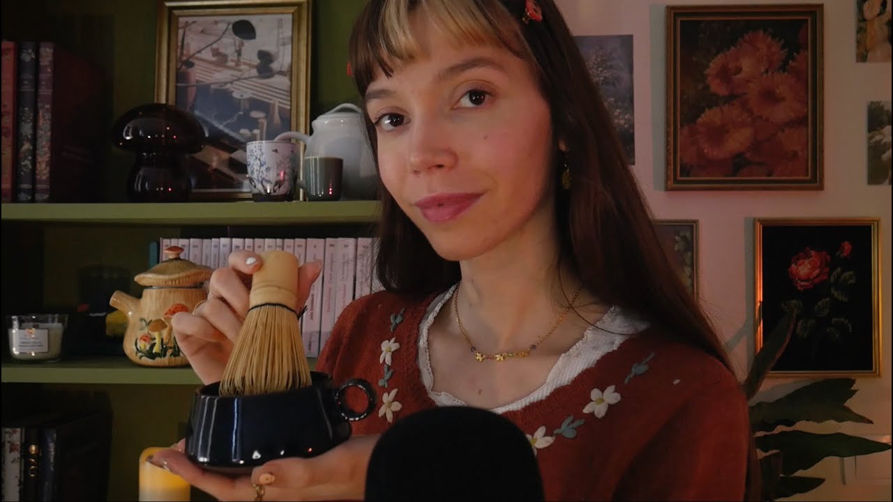 ASMR | Spa du thé vert 🍵 soin du visage et cérémonie