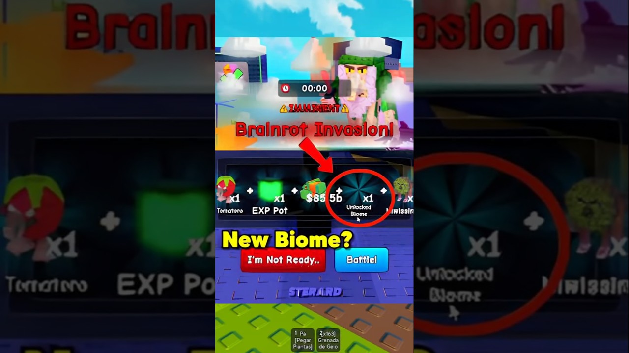 DESBLOQUEI AGORA O NOVO BIOMA DA SELVA NO PLANTS VS BRAINROT!