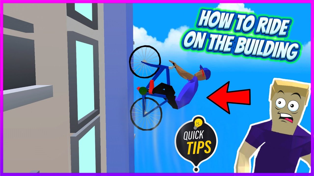 how to ride on the building with bicycle 🚲 | dude theft wars