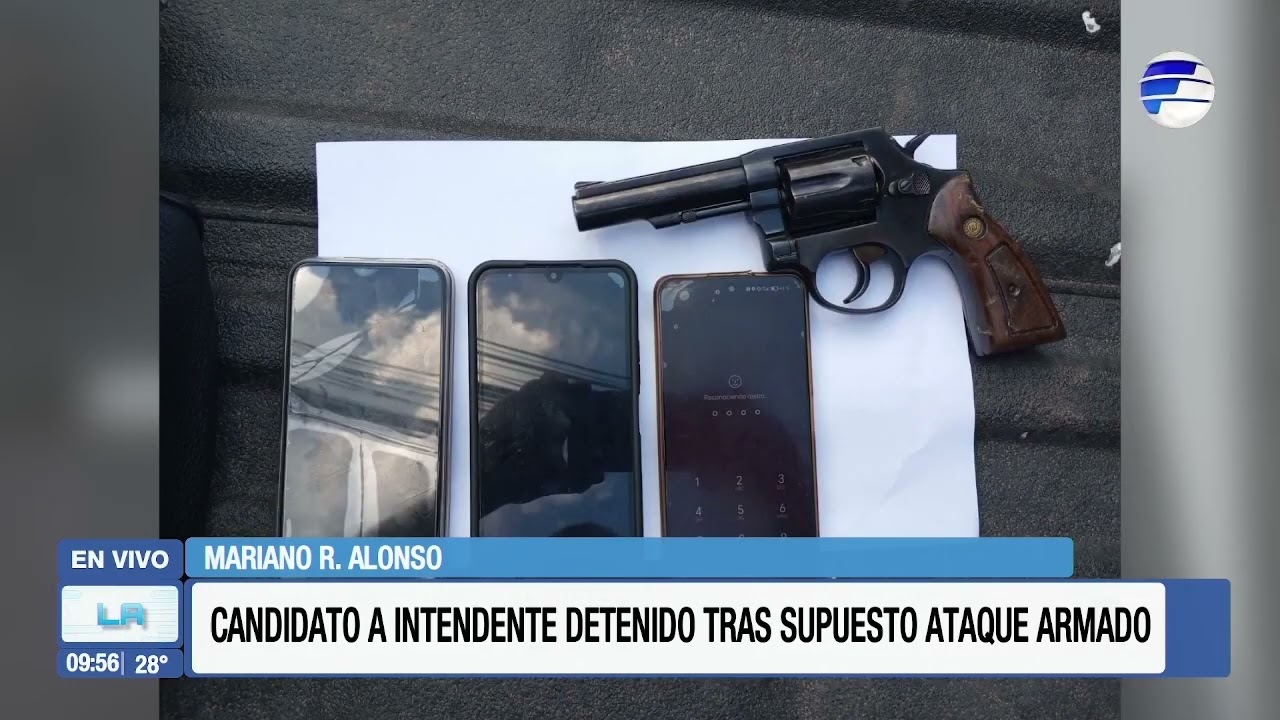 Candidato a intendente detenido tras supuesto ataque armado en Mariano R. Alonso.