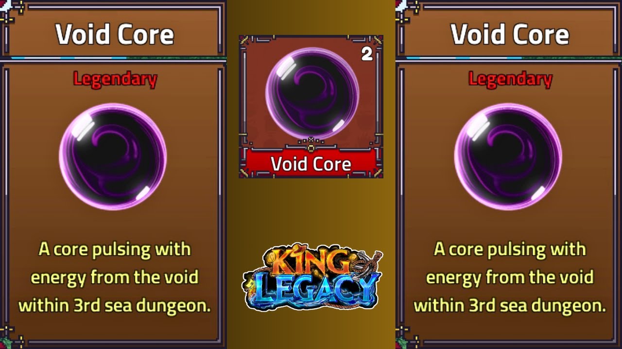 How To Get Void Core in King Legacy | Void Core Material | Roblox