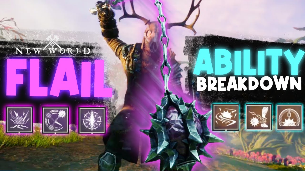 New World FLAIL Abilities In-Depth! ABSORB Ally Damage!