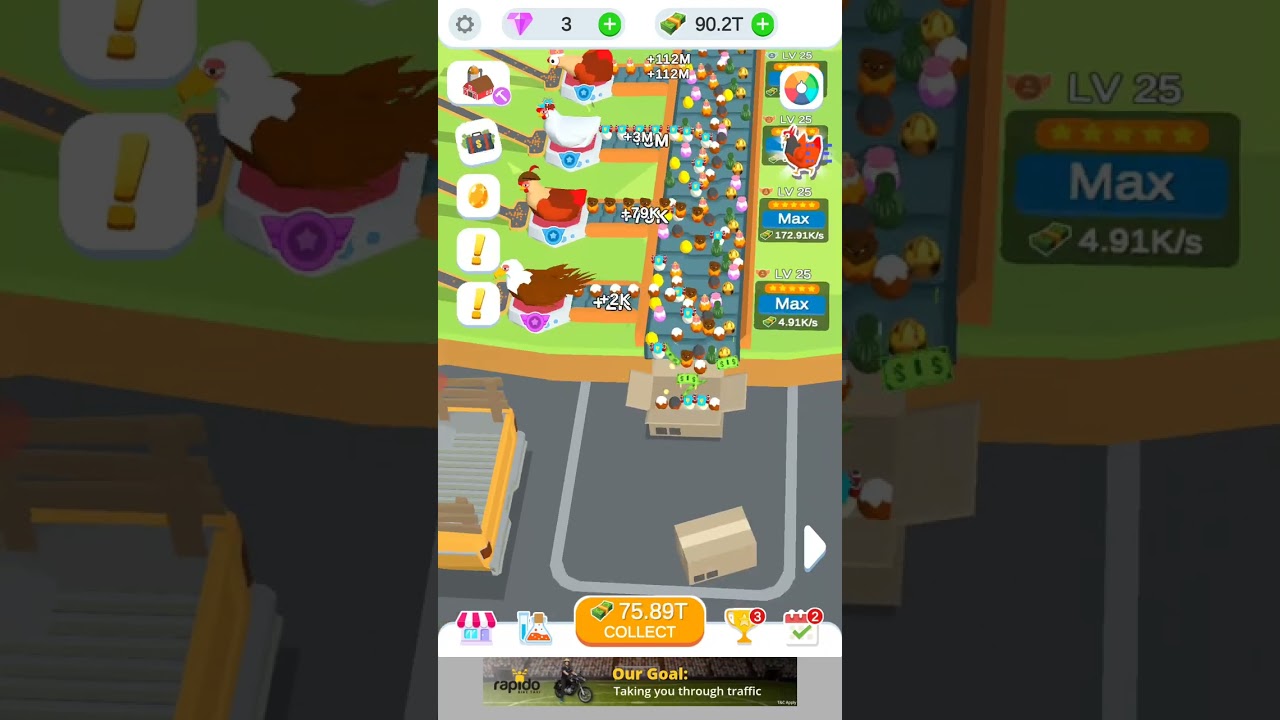 idle Egg factory game part 10 | making egg | egg game | factory game
