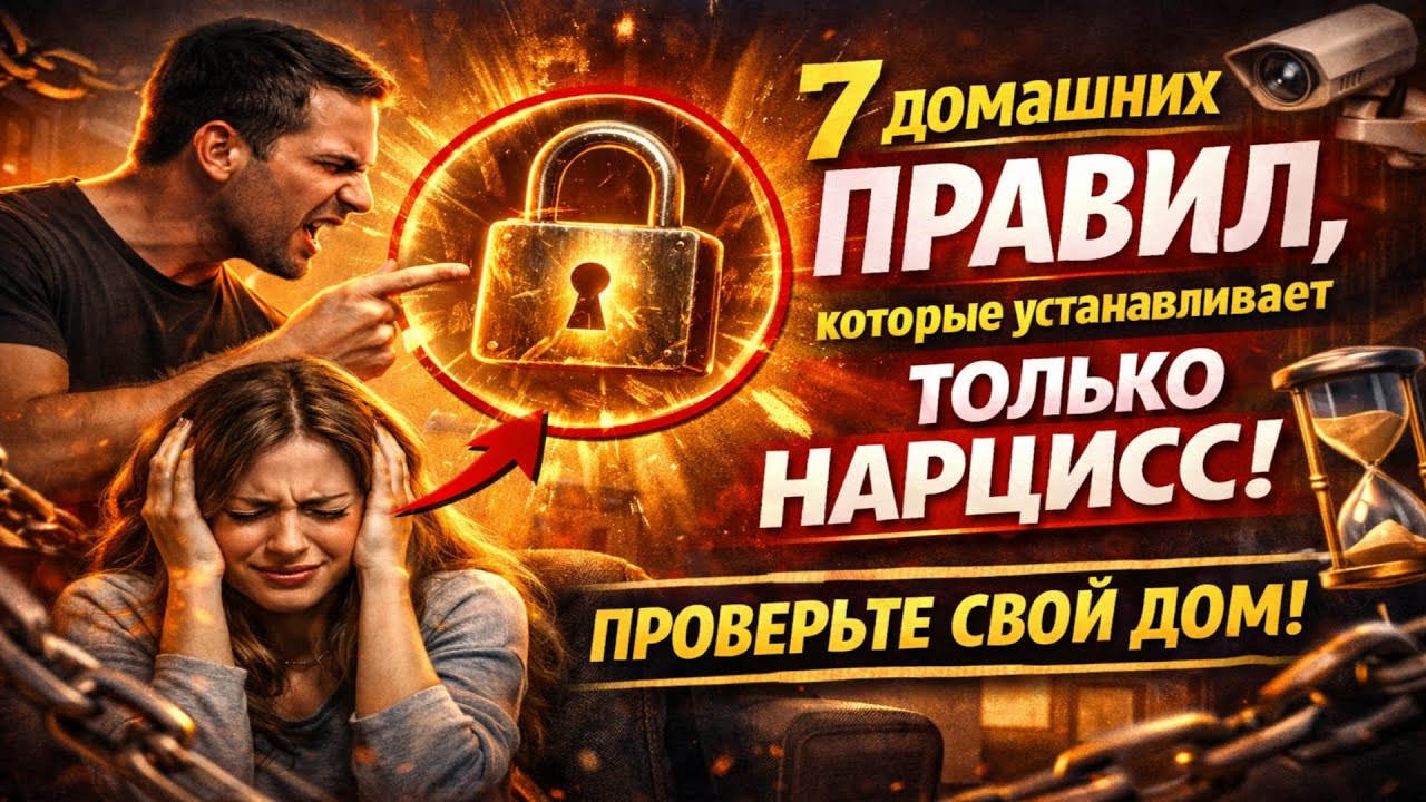 7 домашних ПРАВИЛ, которые устанавливает ТОЛЬКО нарцисс. Проверьте свой дом!