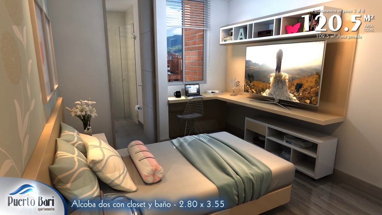 Puerto Bari Apartamentos en Laureles - Apto 120,5 m²