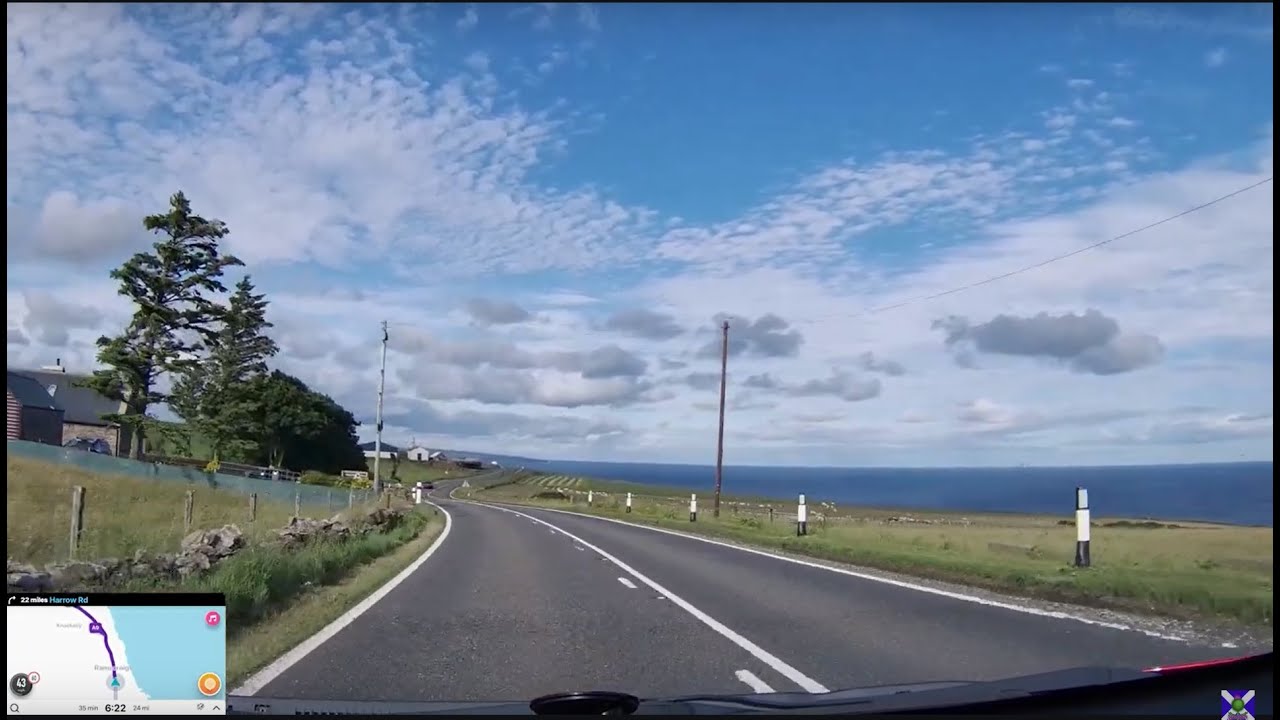Britain's Most Beautiful Road, North Coast 500 Driving through Scottish Highlands to Thorso #nc500