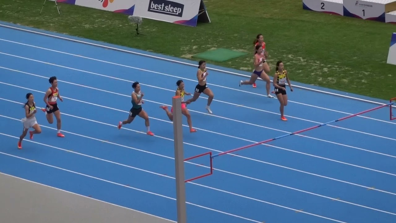제106회 전국체육대회 (육상경기)  여고부 100m 결승