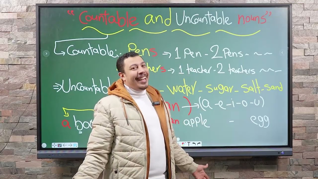  شرح قاعدة الأسماء التي تعد والتي لا تعد الرابع الإبتدائي الوحدة التالتة الدرس التاني الترم التاني 