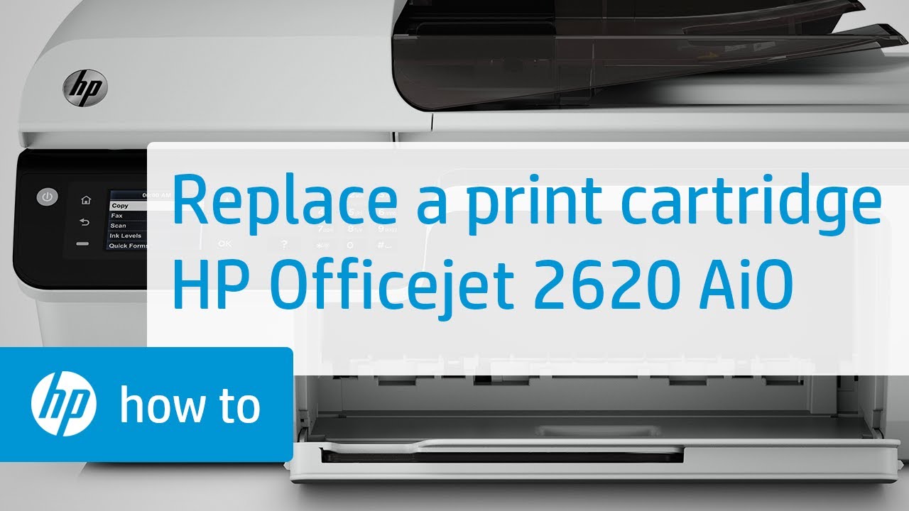 Replace the ink cartridge | HP Officejet 2620 All-in-One Printer | HP Support