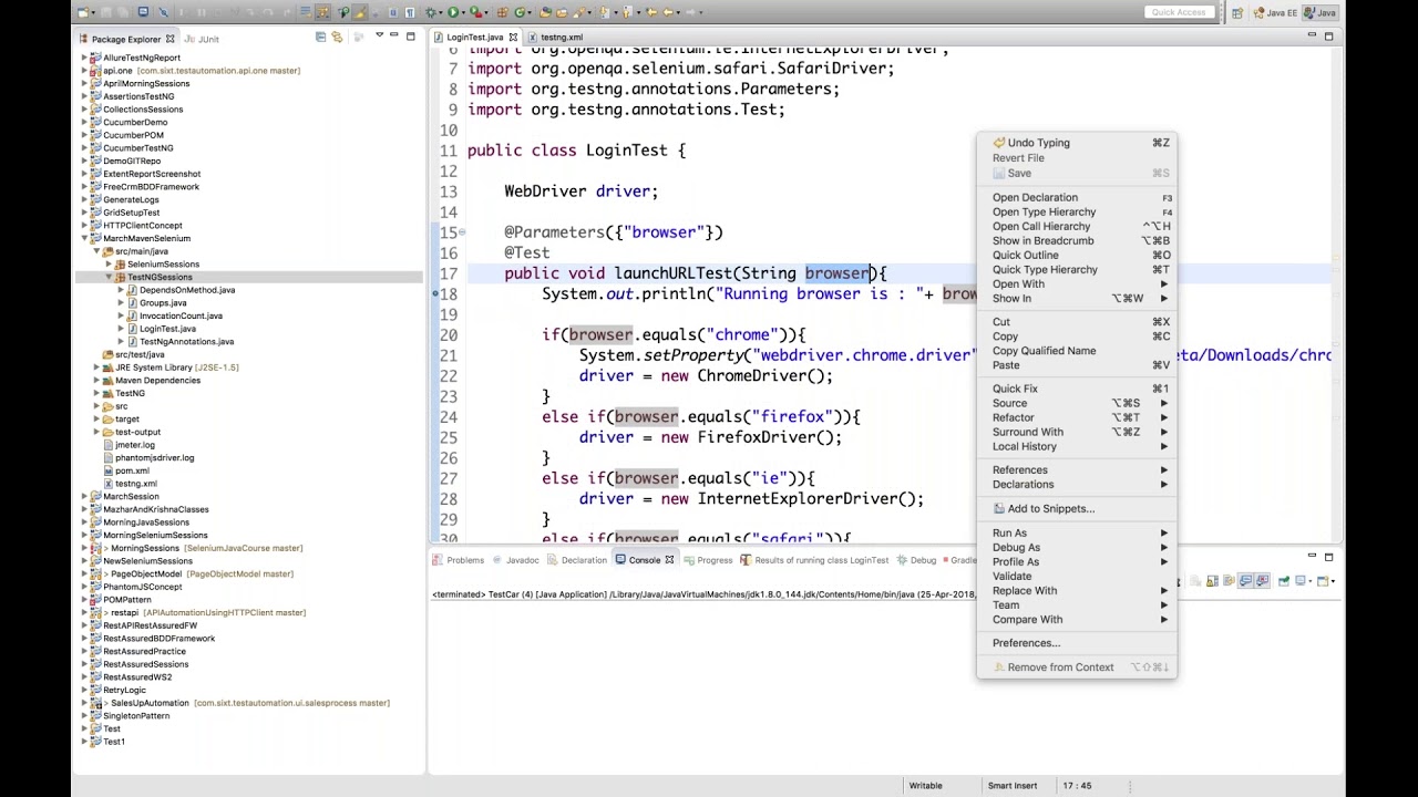 TestNG Parameters - Test Case Parameterization in TestNG