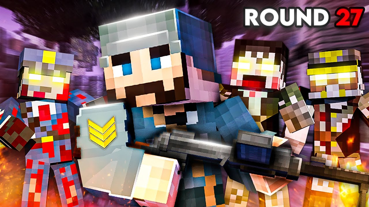 I Tried To SURVIVE A GIANT ZOMBIE HORDE In Minecraft...