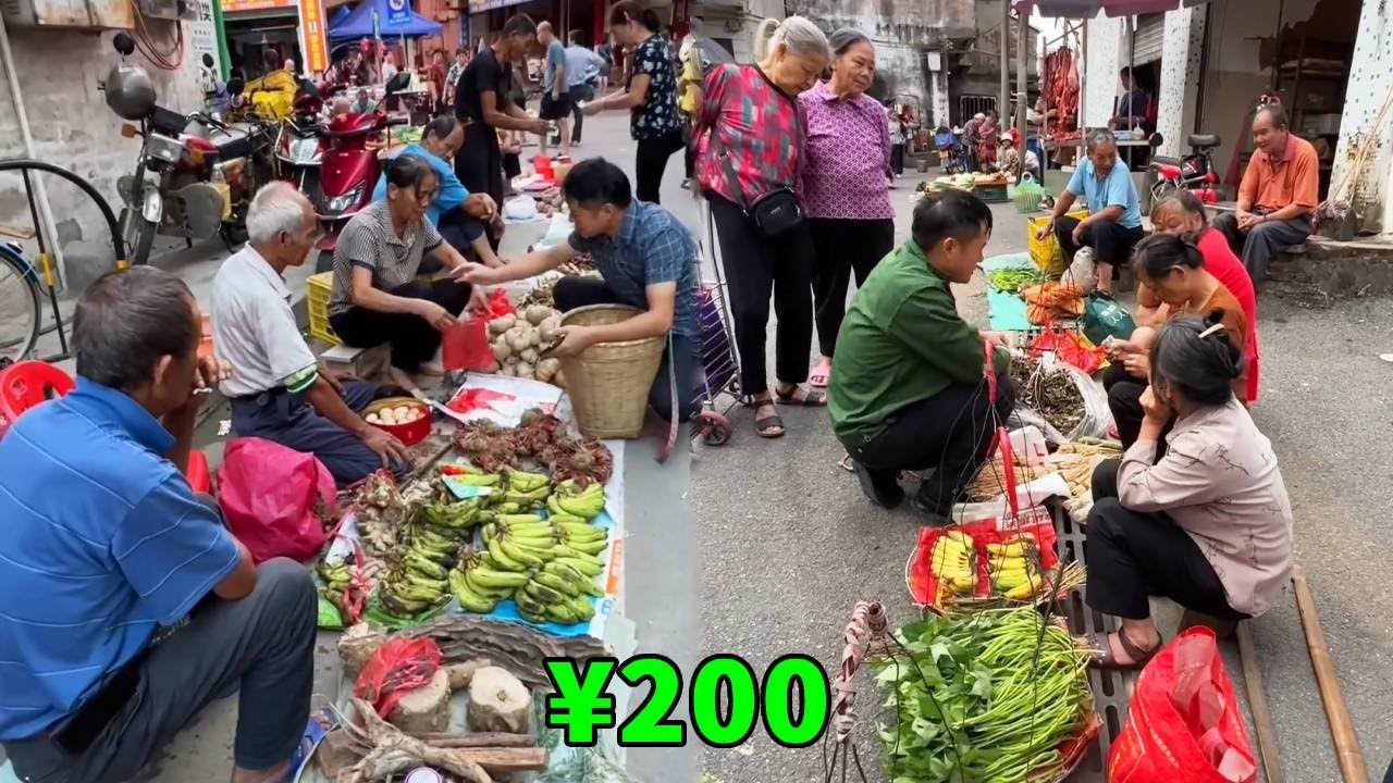 阿義假扮乞丐上街乞討，賣菜大爺憤怒的驅趕他，還好80歲的善良大娘幫助了他！ 【阿義走鄉村】#Farm #tour #drama #正能量