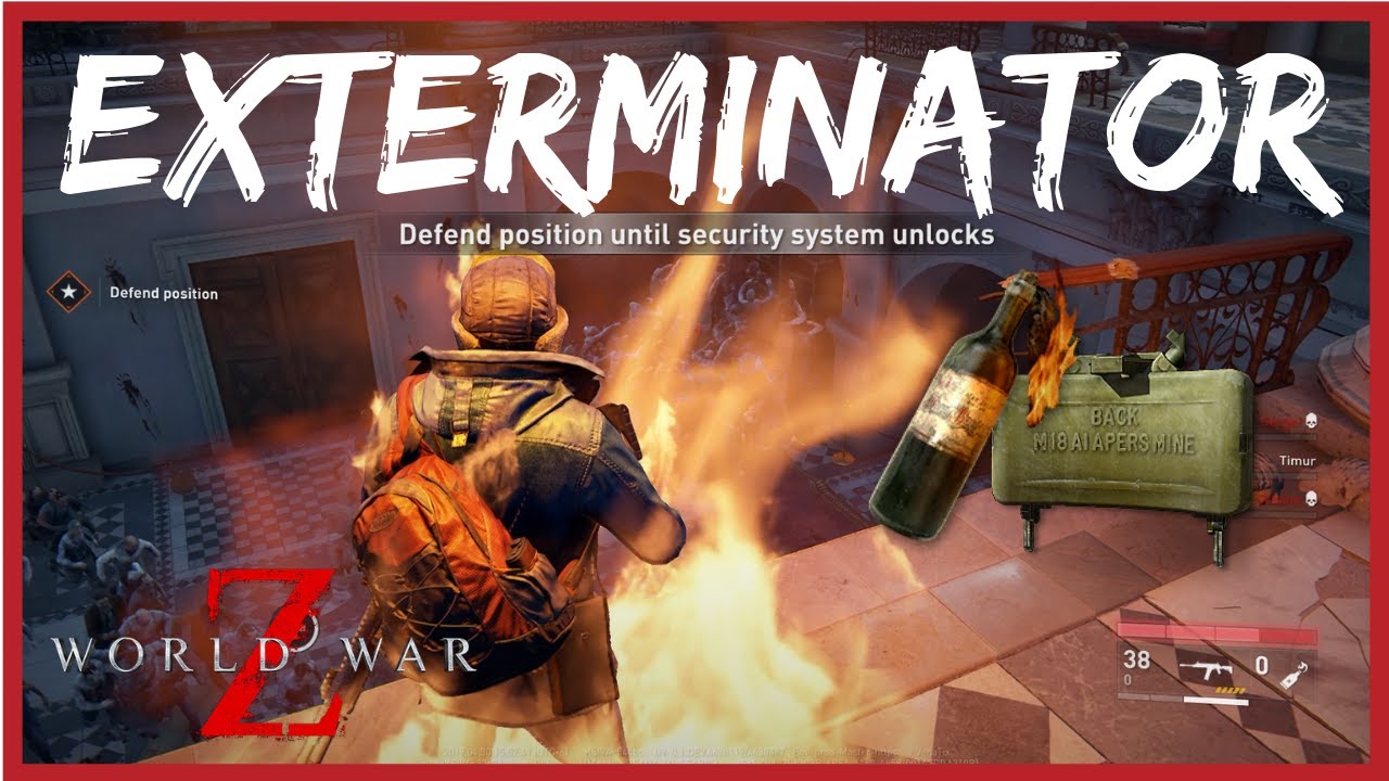 Exterminator -  Build Guide (Tips & Tricks) World War Z Class Guide - World War Z Best Class?