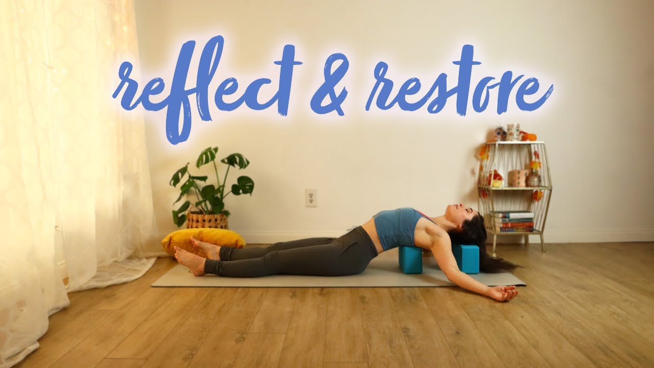 Reflect & Restore 🕊 25 Minute Gentle Stretchy Yoga Practice for Recovery | Lower Body Focus
