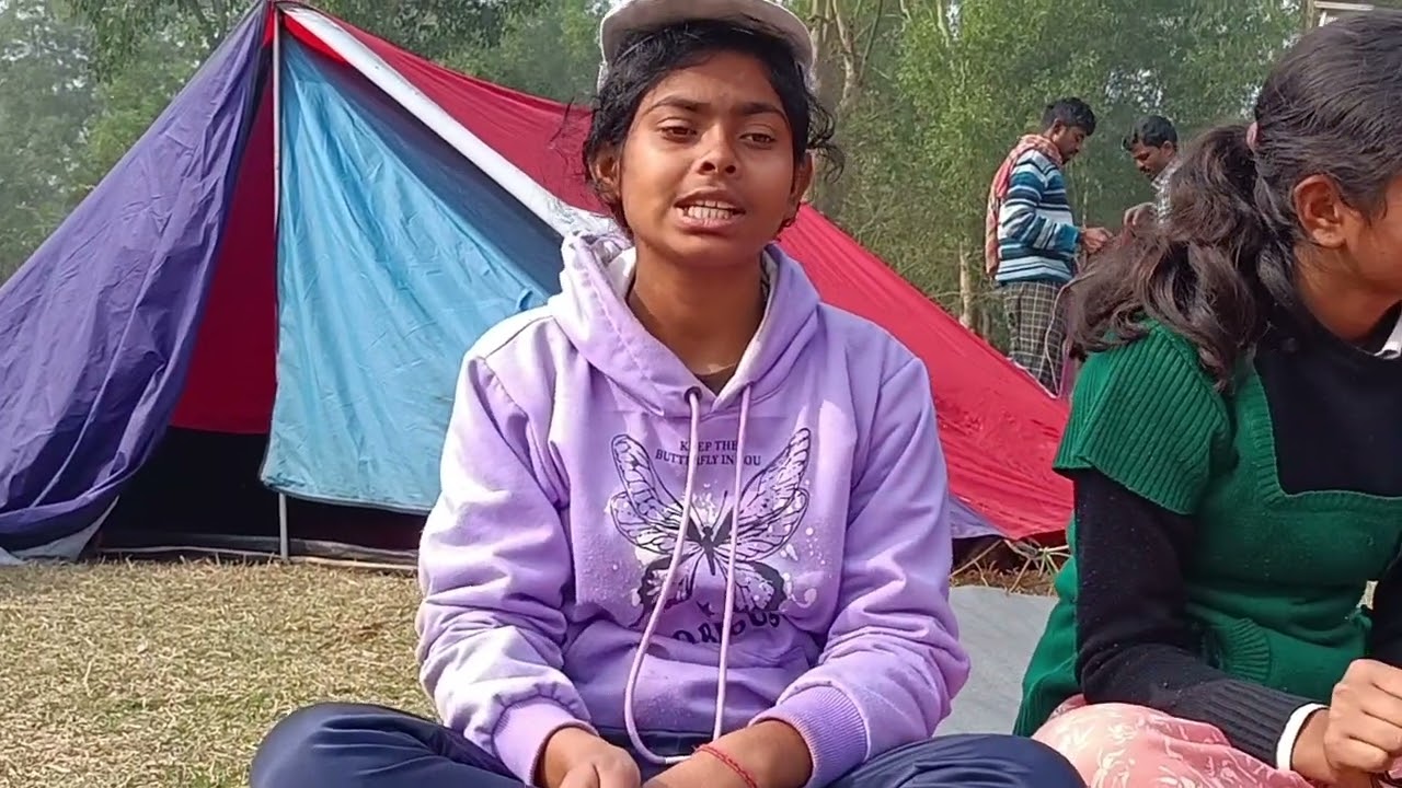 Girls trainee experience nature study adventure camp, gofanagar Tapan.B.T.M.O.