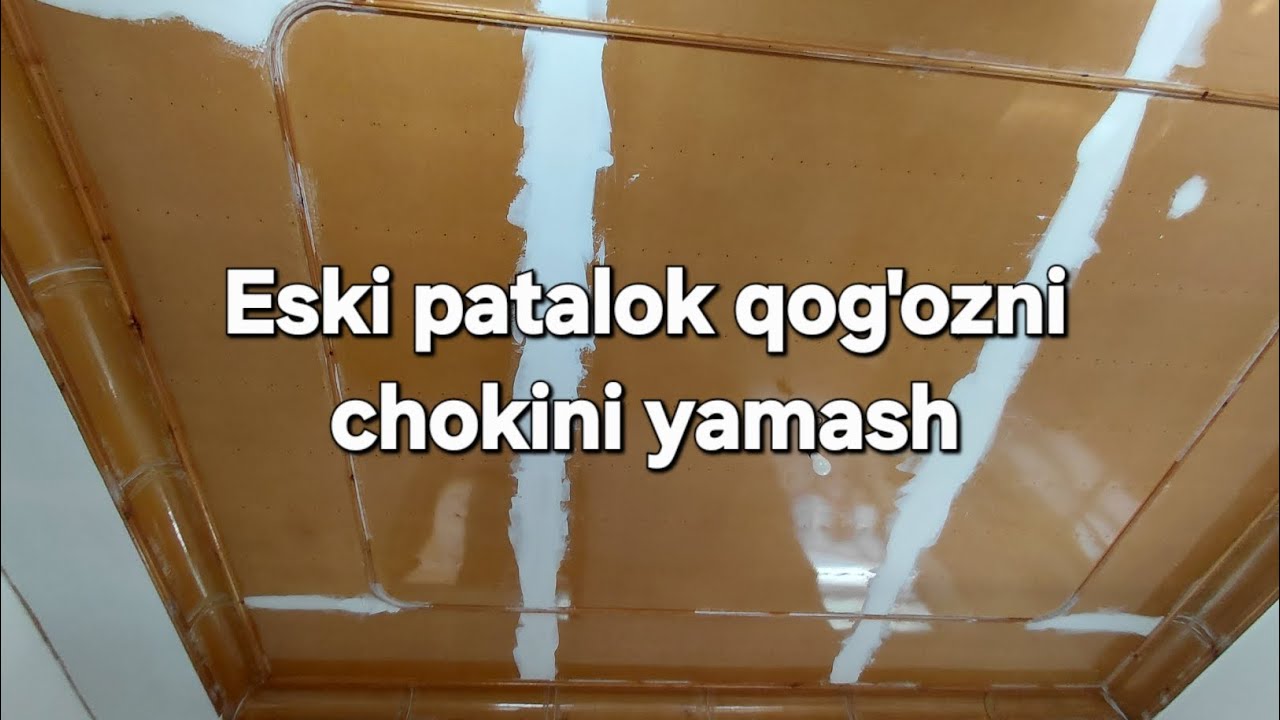 Eski patalok qog'ozni chokini yamash
