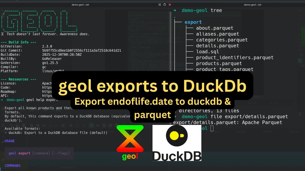 geol v2.3.0 - export endoflife.date to duckdb