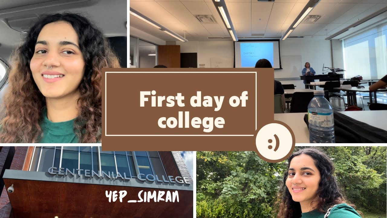 First day of college: Centennial College 🇨🇦 :)