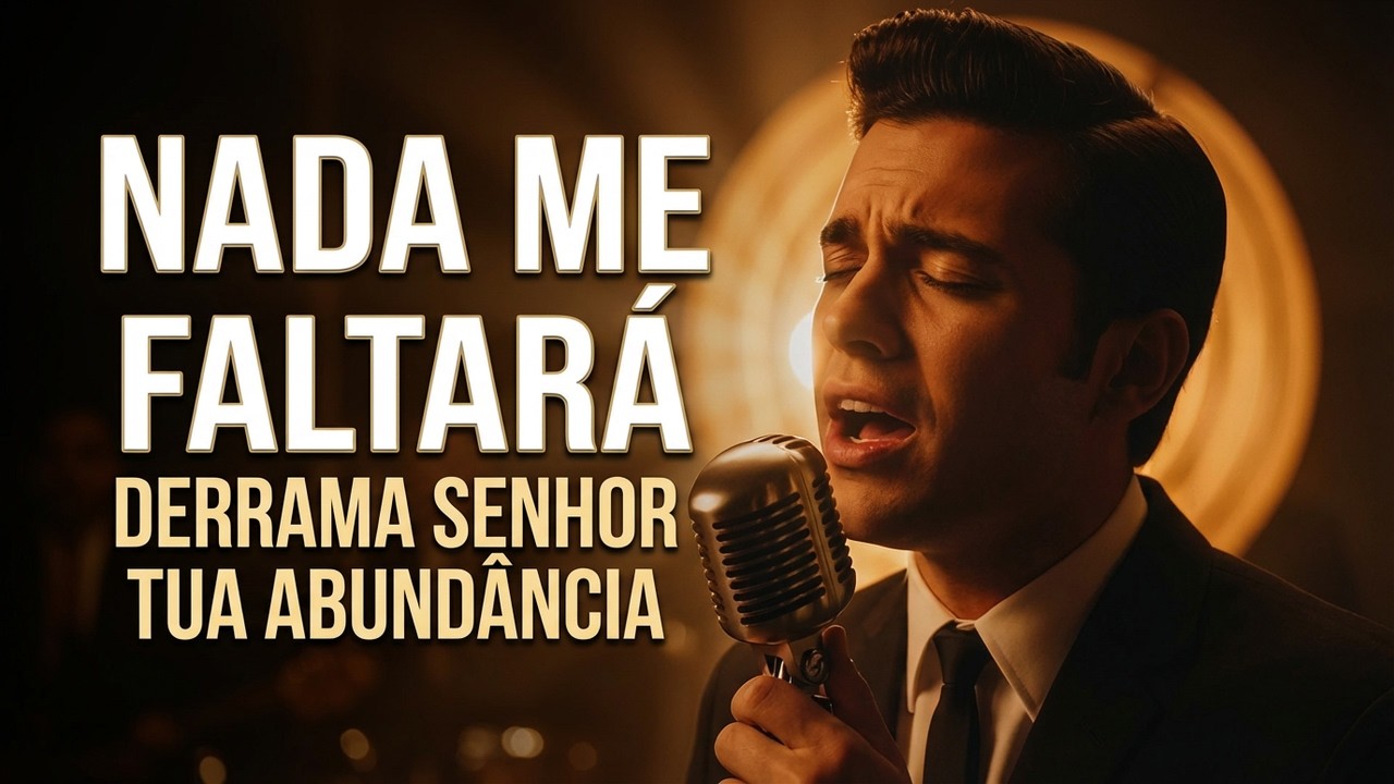 Nada Me Faltará | Derrama Senhor Tua Abundância (Gospel Jovem Guarda – Oração de Provisão)