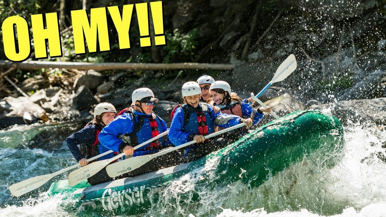 WHITEWATER RAFTING WILL WE MAKE IT? VACATION HOUSE TOUR! THE GIRLS MADE NEW FRIENDS!
