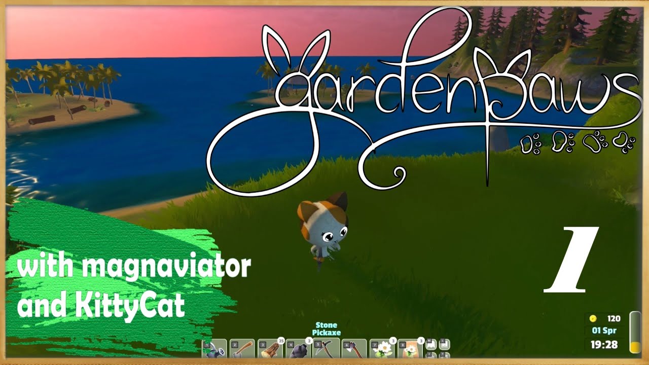 Garden Paws - Day 1 - A KittyCat Is Born   [1440p  60fps]