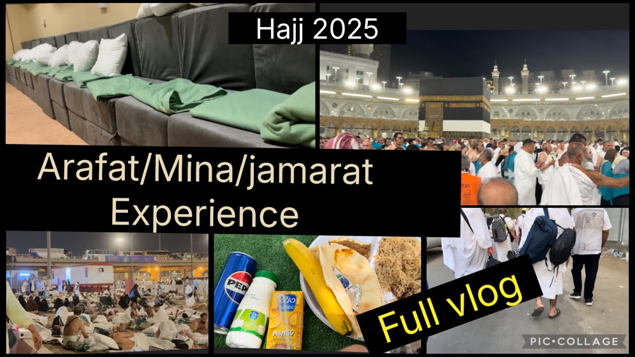 Silent Hajj 2025 Journey 🕋 | Peaceful Walk Through Mina, Arafat, Muzdalifah & Jamarat