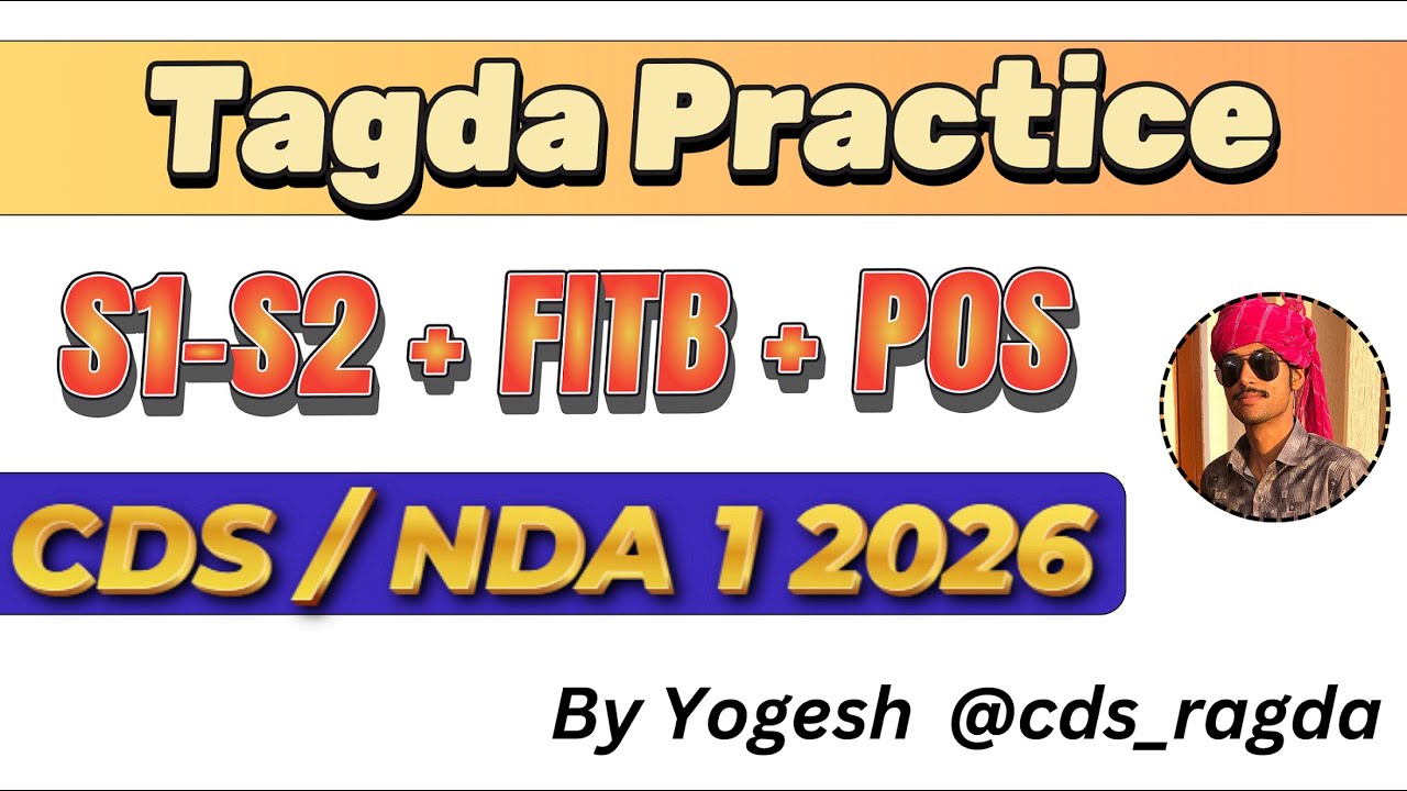 S1-S2 + FITB + Parts Of Speech #cds #nda