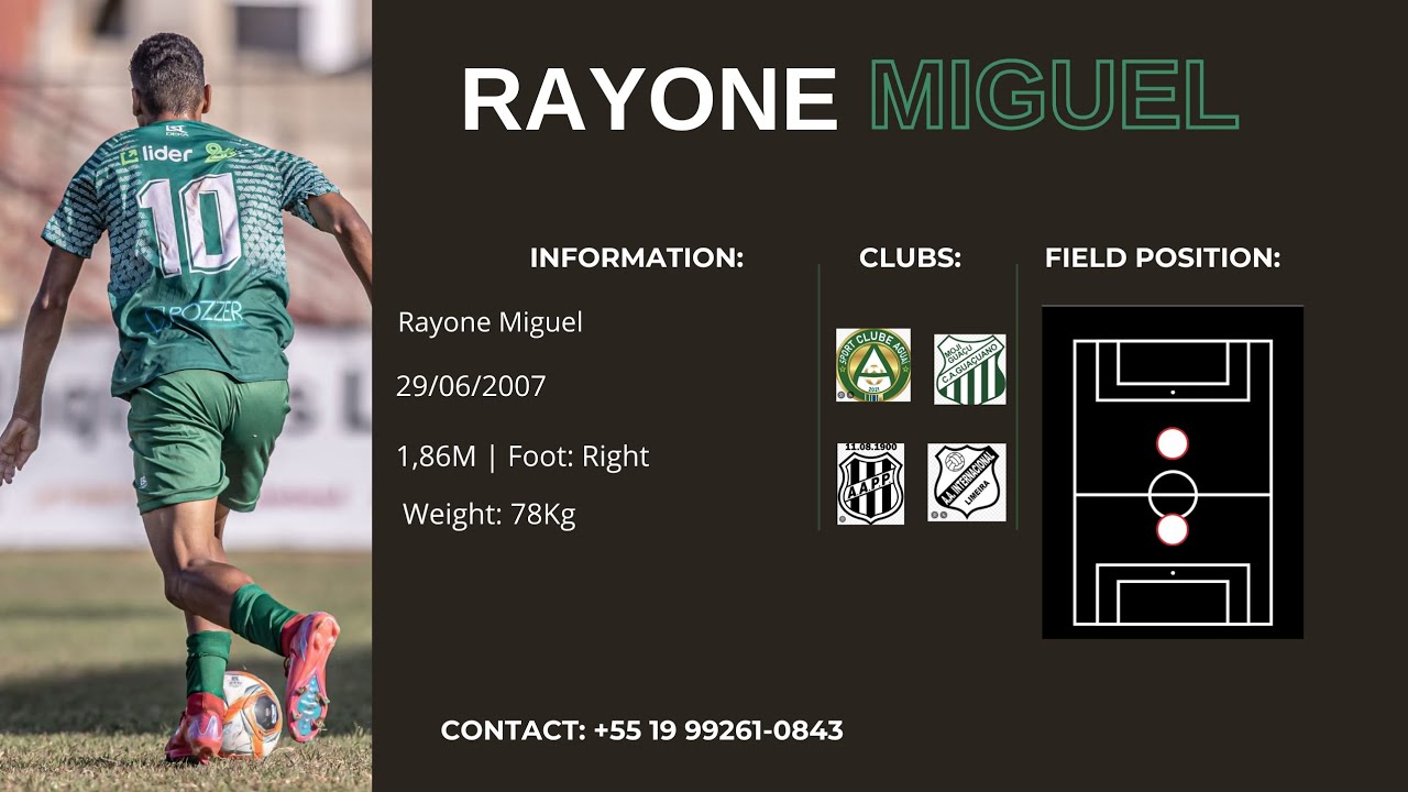 RAYONE MIGUEL VOLANTE/ MEIA 2007 MELHORES MOMENTOS 2025