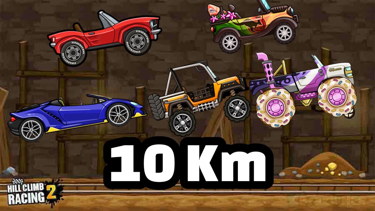 I Got 5 New 10km In Mines | Hill Climb Racing 2