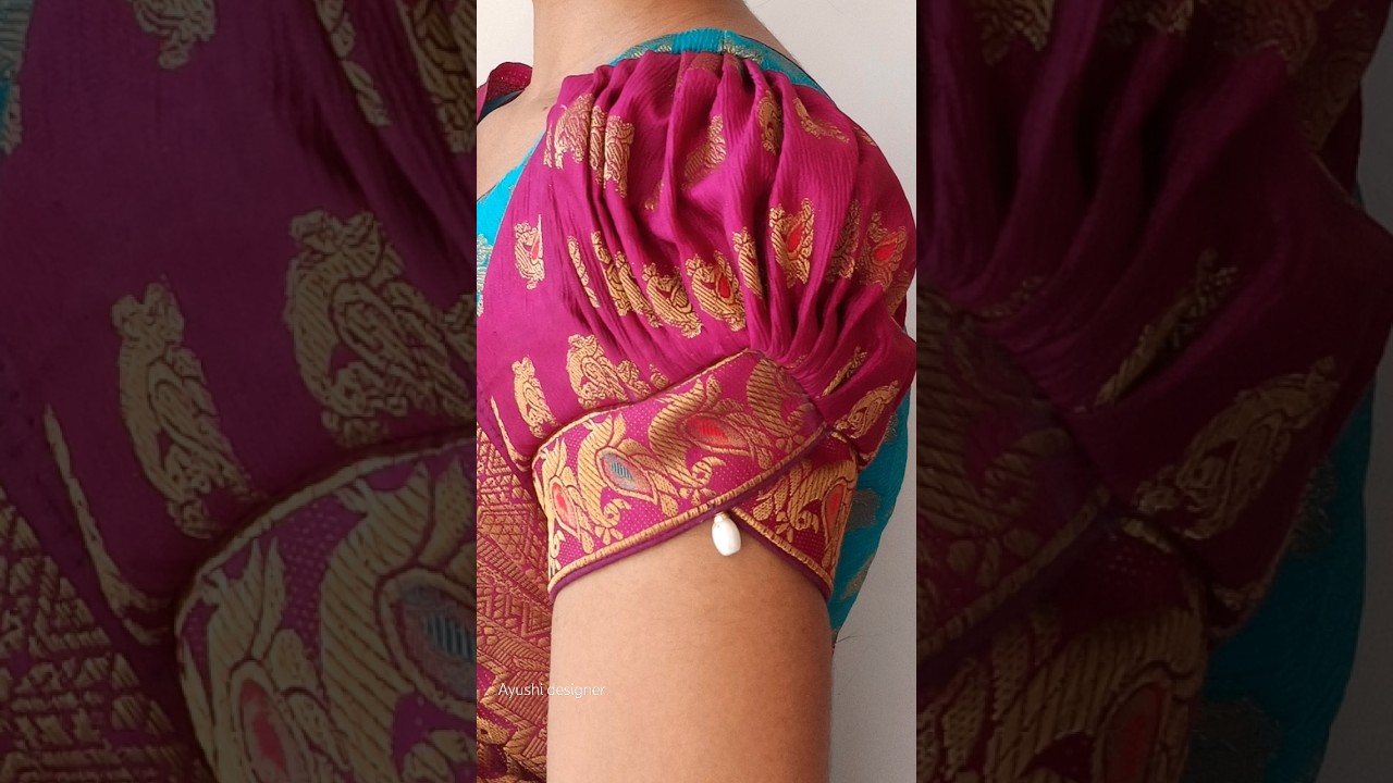 designer puffy sleeves design cutting stitching #bajudesign #puffsleeves #shortsvideo #shorts #short