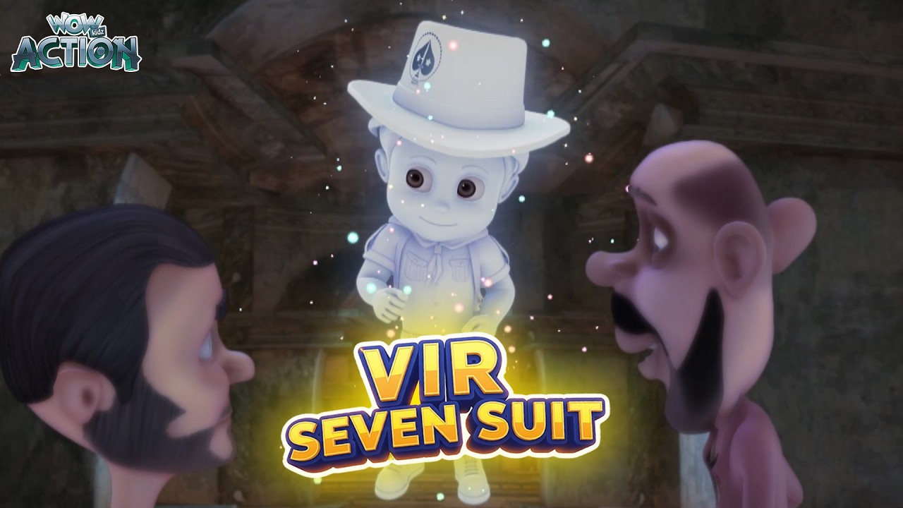 Vir The Robot Boy | Vir Bana Safed Bhoot | Vir Seven Suit Compilation | Wow Action