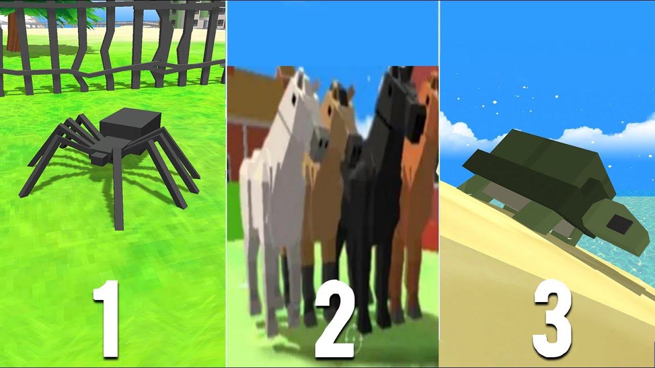 Dude Theft Wars All The Animals in this Game !!! 🤔🤔🤔