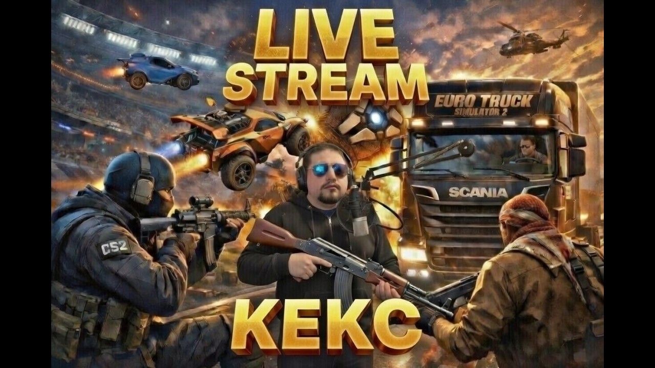Играем в Rocket League! Заходи — пообщаемся