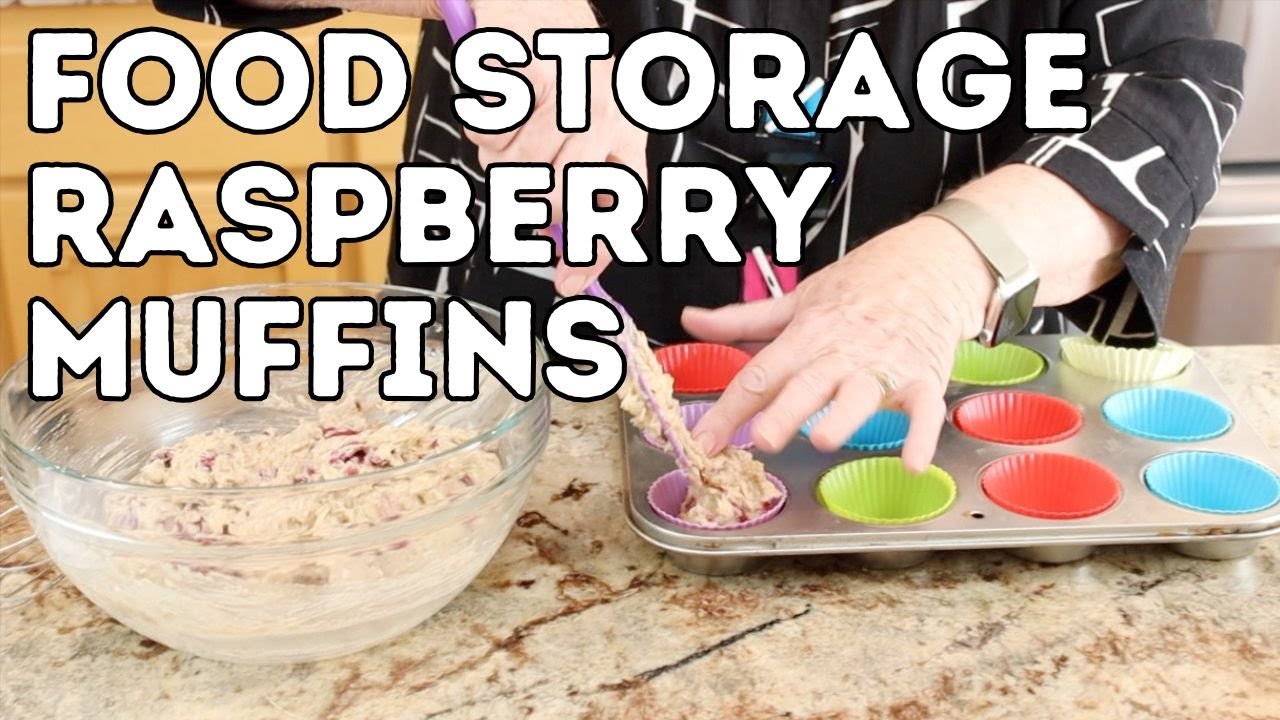 Food Storage Raspberry Muffins