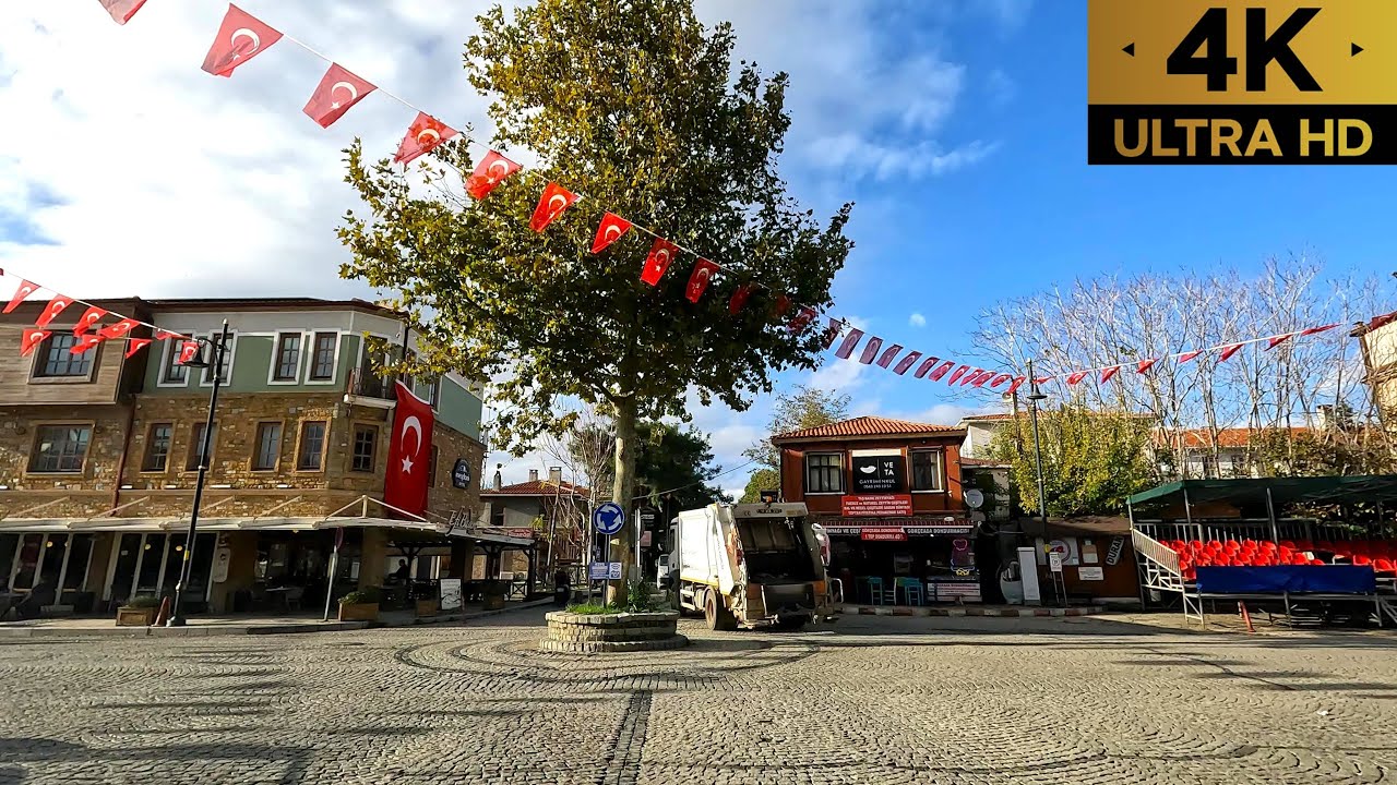 Çanakkale Gökçeada | Gökçeada Şehir Merkezi Turu | City Center Driving Tour | 4K | 30fps | 2025 |
