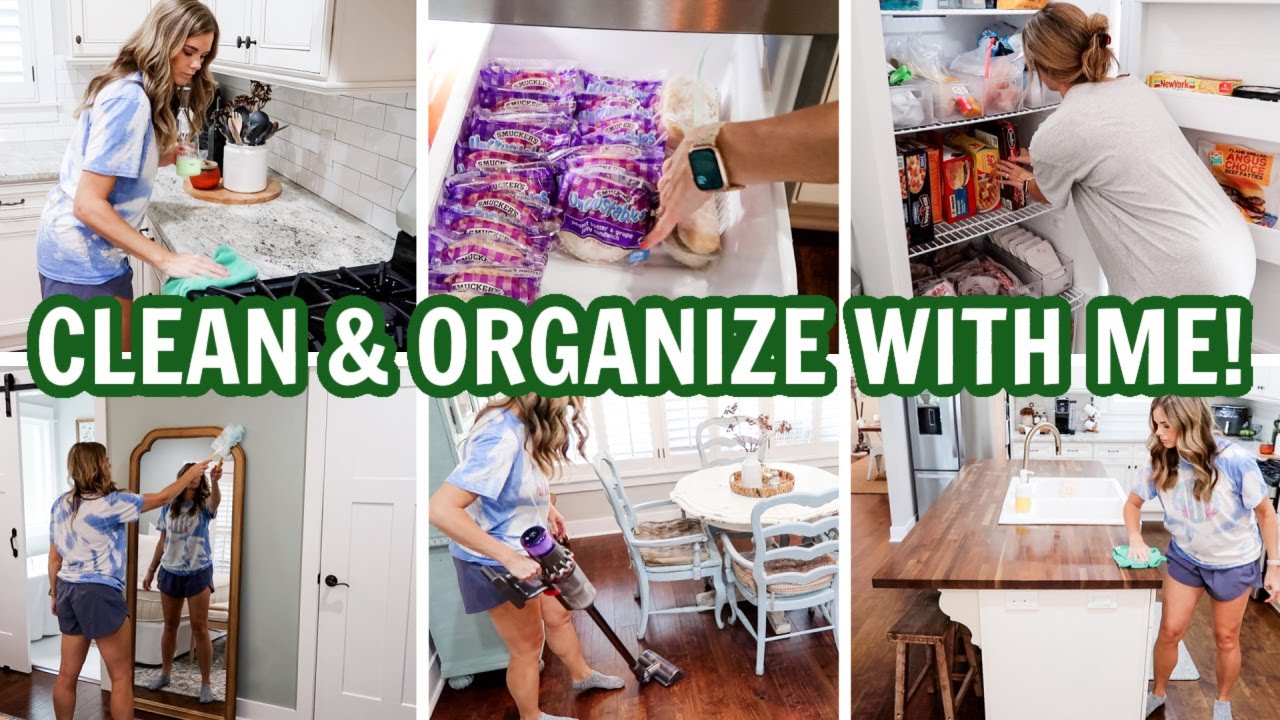 MASSIVE CLEAN & ORGANIZE WITH ME! | EXTREME CLEANING MOTIVATION AND RESTOCKING | Amy Darley