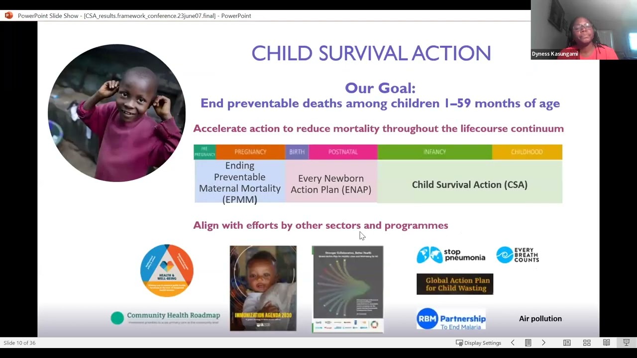 Child Survival Action: A results framework for advocacy and action