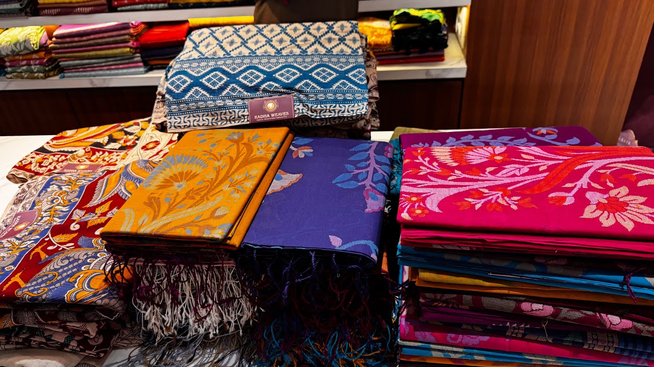 Bangalore Wholesale ಕೈ ಮಗ್ಗದ ಕಾಟನ್ ಸೀರೆ & Pick Any 950 Free Shipping Festival Offer Saree Collection