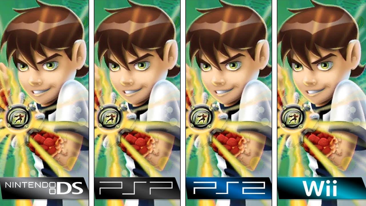 Ben 10 Protector of Earth | PSP vs PS2 vs Wii vs Nintendo DS | Graphics Comparison