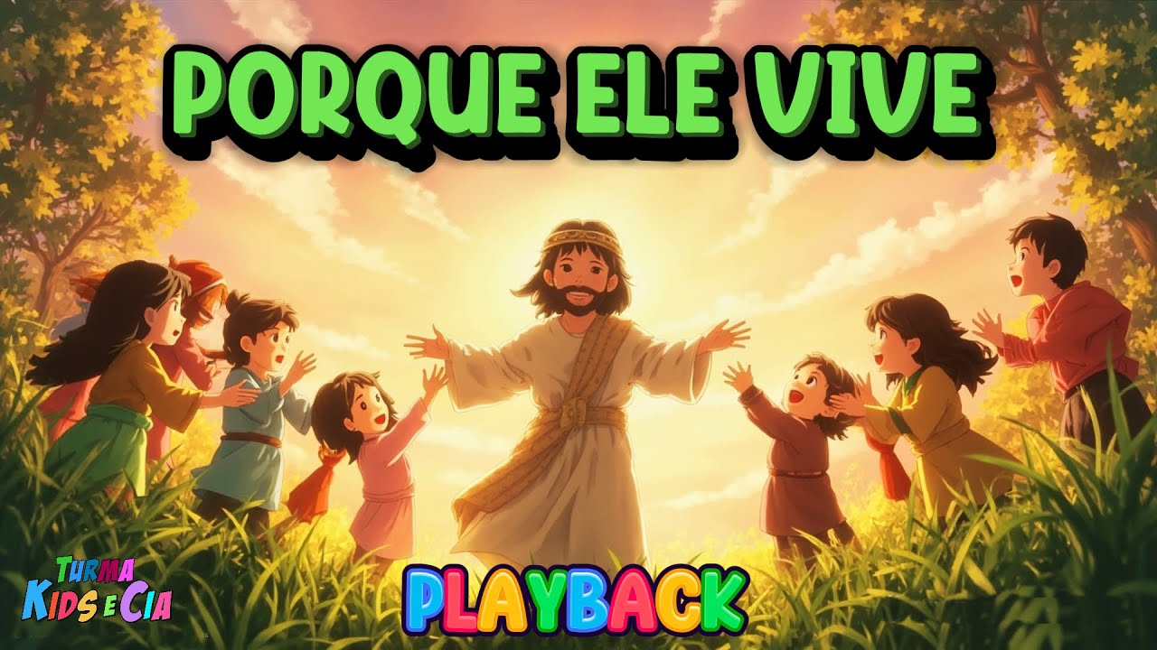 PLAYBACK | PORQUE ELE VIVE - Turma Kids e Cia