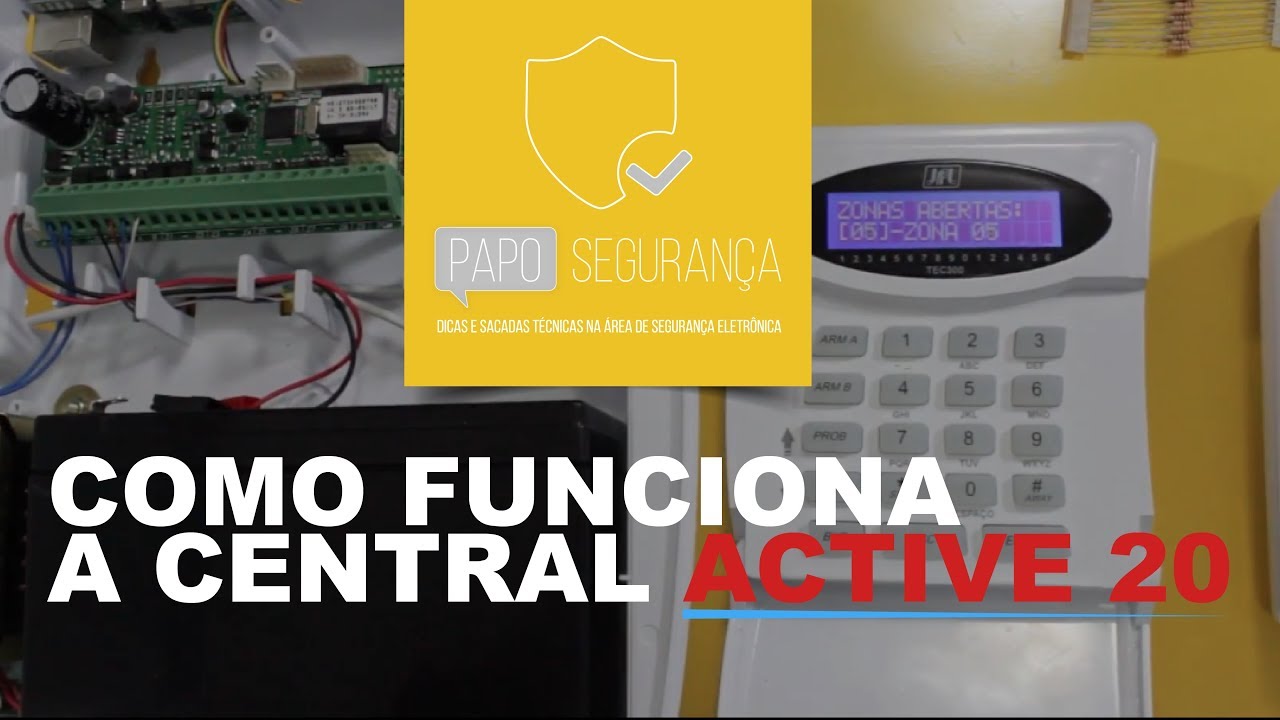 Central Active 20 JFL Alame | Introdução a Central | Parte 1