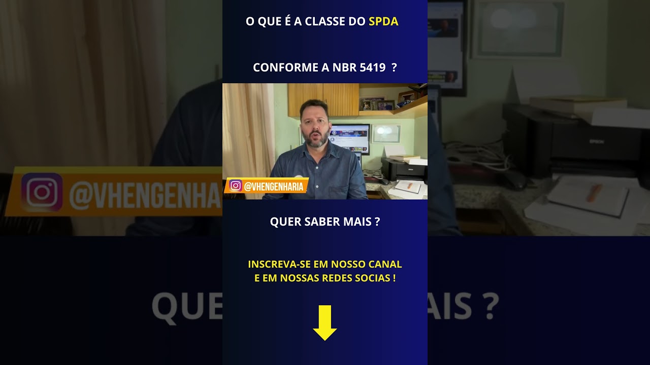 O QUE &Eacute; A CLASSE DE UM SPDA ?